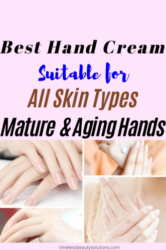 Best anti aging hand cream