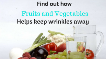 Fruit and vegetable as a wrinkle remedy