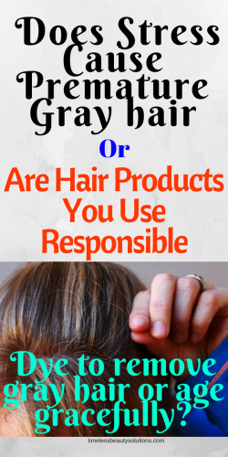 can stress cause gray hair