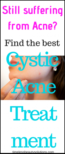 The best cystic acne treatment 