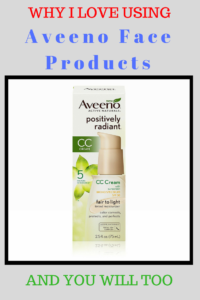 Aveeno facial products