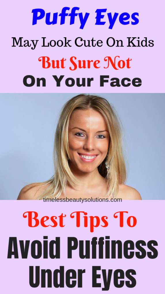 Tips and tricks on how to avoid eye puffiness