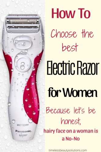 what is the best electric razor for women?