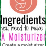 create a moisturizer from home