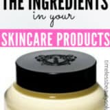 know the ingredients in skincare products