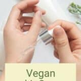 using vegan skincare products